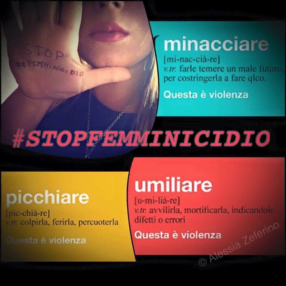 Stop Femminicidio Alessia Zeferino